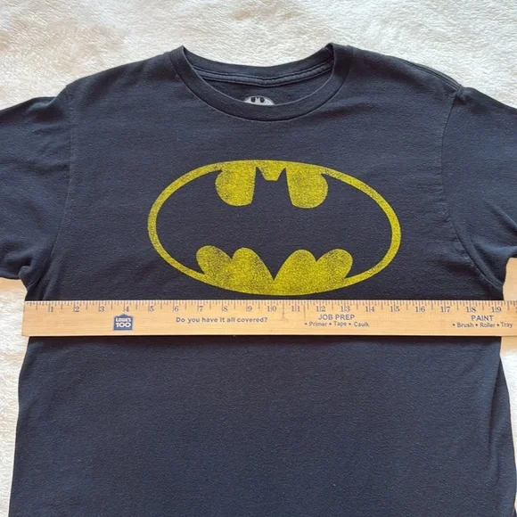 BATMAN Black Cotton T-Shirt - Picture 4 of 6